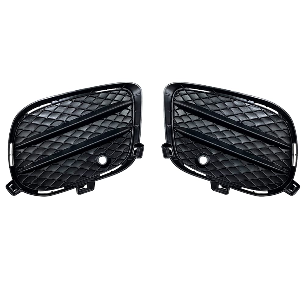 Kühlergrill Gitter für Mercedes-Benz GLS-Klasse X166 GLS450 2016-2019 schwarz lackiert von KUBYMOTO