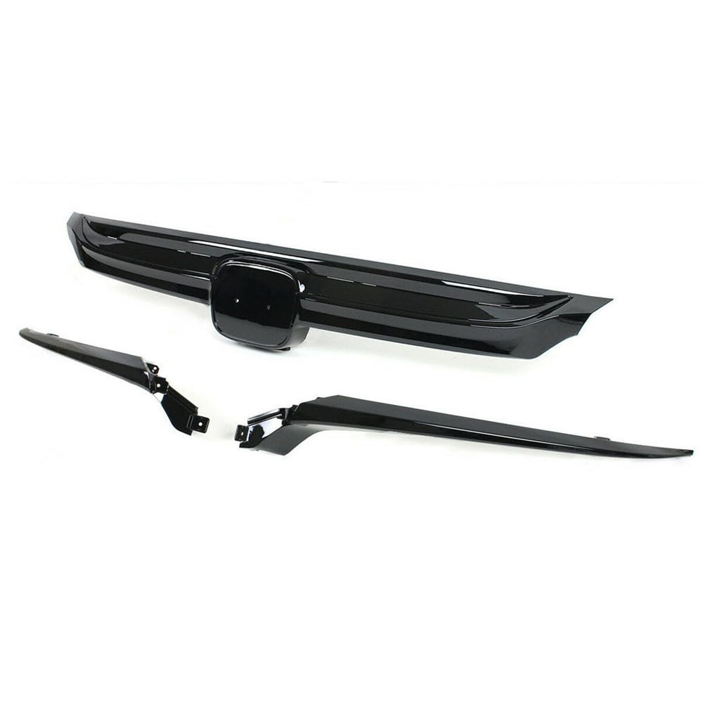 Kühlergrill für Honda Accord Sedan JDM Sport 2018–2020 10. Kohlefaser-Optik, glänzendes Schwarz von KUBYMOTO