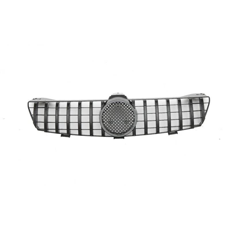 Kühlergrill für Mercedes Benz W219 CLS350 CLS500 CLS600 2005-2008 GT Schwarz Silber von KUBYMOTO