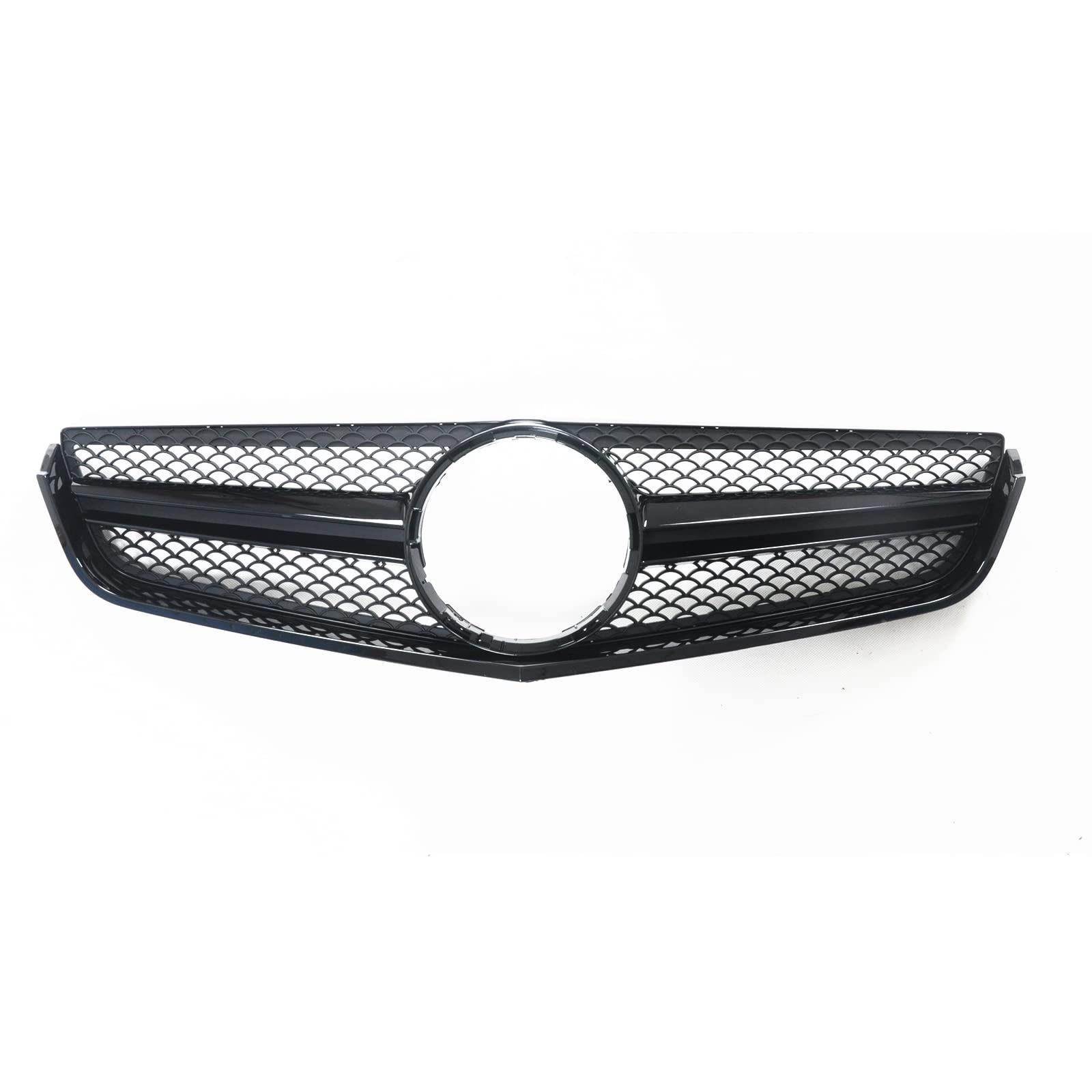 Kühlergrill vorne für Mercedes Benz E-Klasse W207 C207 Coupe 2009-2013 Schwarz Silber von KUBYMOTO