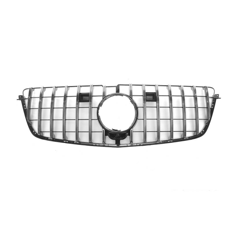 Kühlergrill vorne für Mercedes-Benz GL X166 GL500 GL550 GL63 GT R 2013-2015 Silber Schwarz von KUBYMOTO