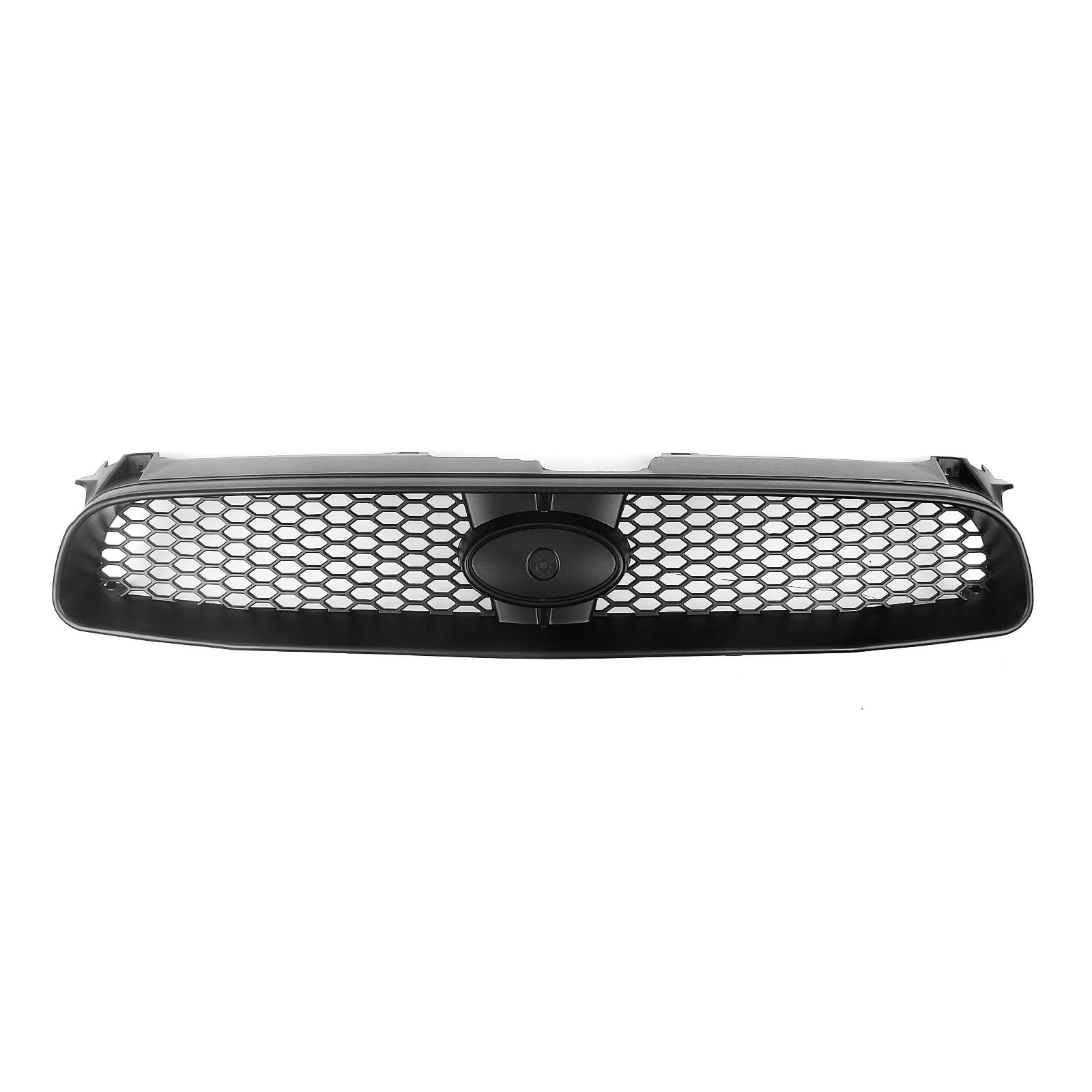 Oberer Kühlergrill für Subaru Impreza 8. 2004–2005, Karbonfaser-Optik, glänzend, schwarz, mattschwarz von KUBYMOTO