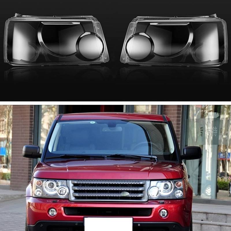 Scheinwerfer-Objektivabdeckungs-Set für Land Rover Range Rover Sport vorne L+R 2006–2009 von KUBYMOTO