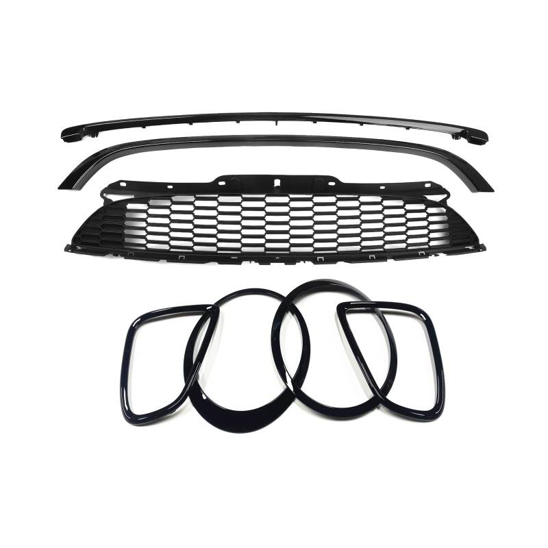 Scheinwerfer-Rücklicht-Rahmen Frontgrill + Verkleidung für Mini Cooper R55 R56 R57 JCW 2007-2015 von KUBYMOTO