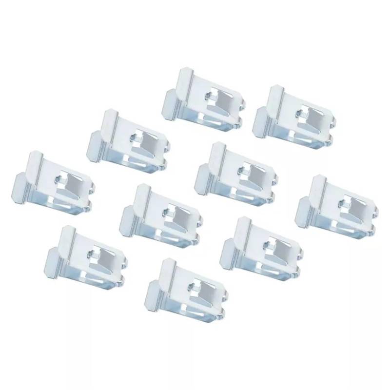 KUKAZU 10pc Universal Auto Decke Griff Clips Dach Griff Innen Trim Panel Verschluss Clips U Typ Metall Clips Innen Zubehör von KUKAZU