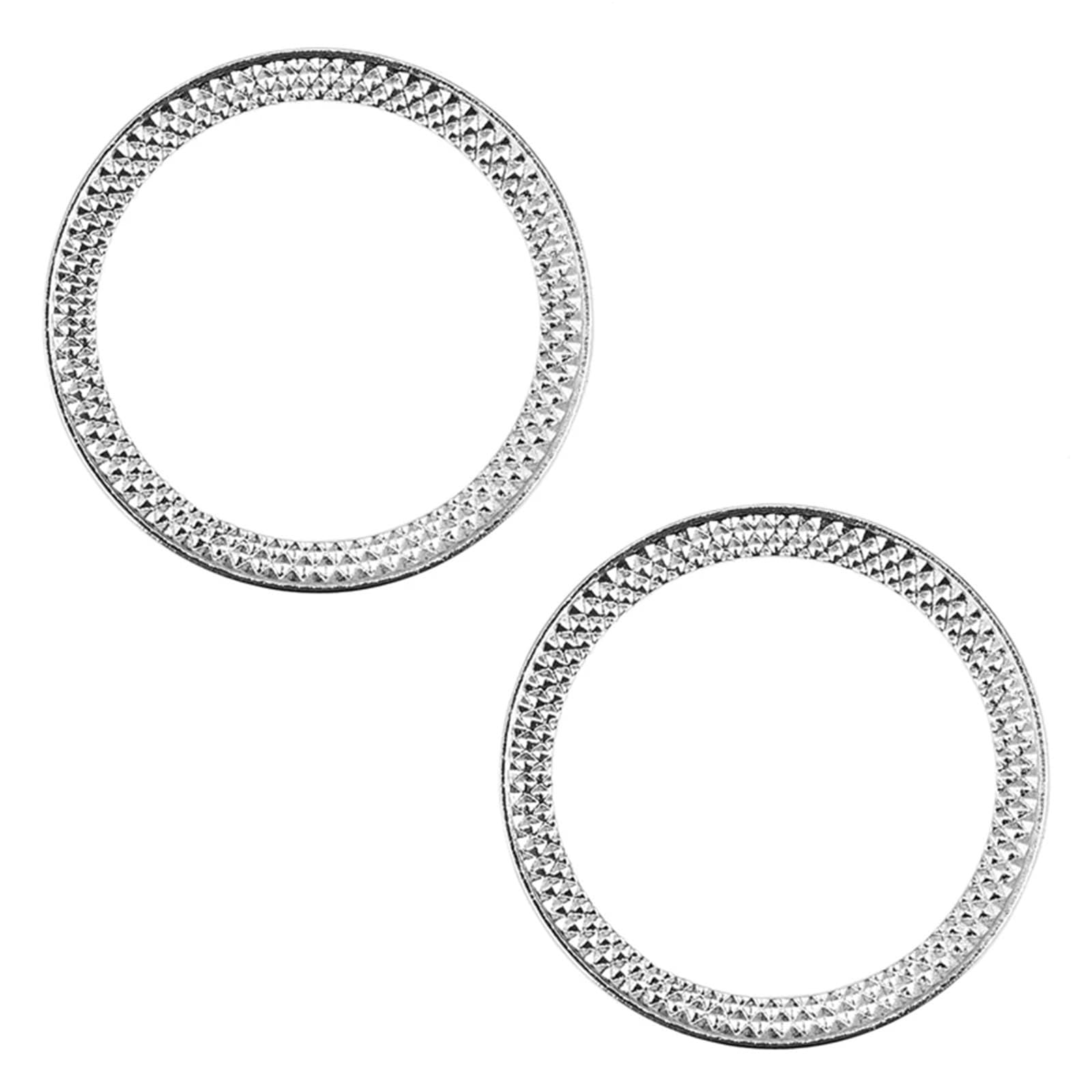 KUKAZU 2X Motor Starten Lagerung Schalter Taste Ring Trim for Land for Rover for Range for Rover for Sport 2014-2018 for Range for Rover- L405 von KUKAZU