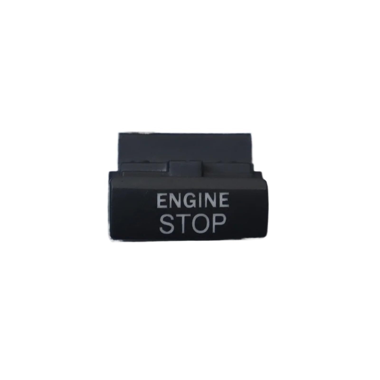 KUKAZU 4E1905217C Schwarz Motorstart Motorstopp OE Start Stop Motorschalter Knopfabdeckung for A8 2004–2010 (1Pcs Stop Cover) von KUKAZU