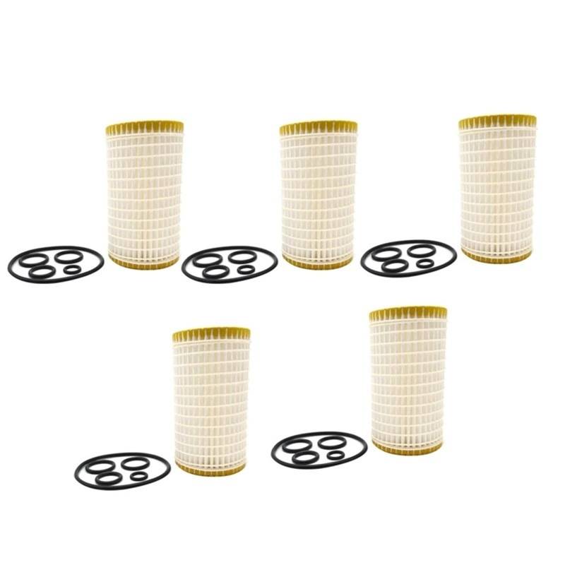 KUKAZU 5PCS Öl Filter for Mercedes for Benz CLK430 CLK500 CLS55 CLS500 E320 E350 E430 E500 C209 R171 S202 V2510001802609 von KUKAZU