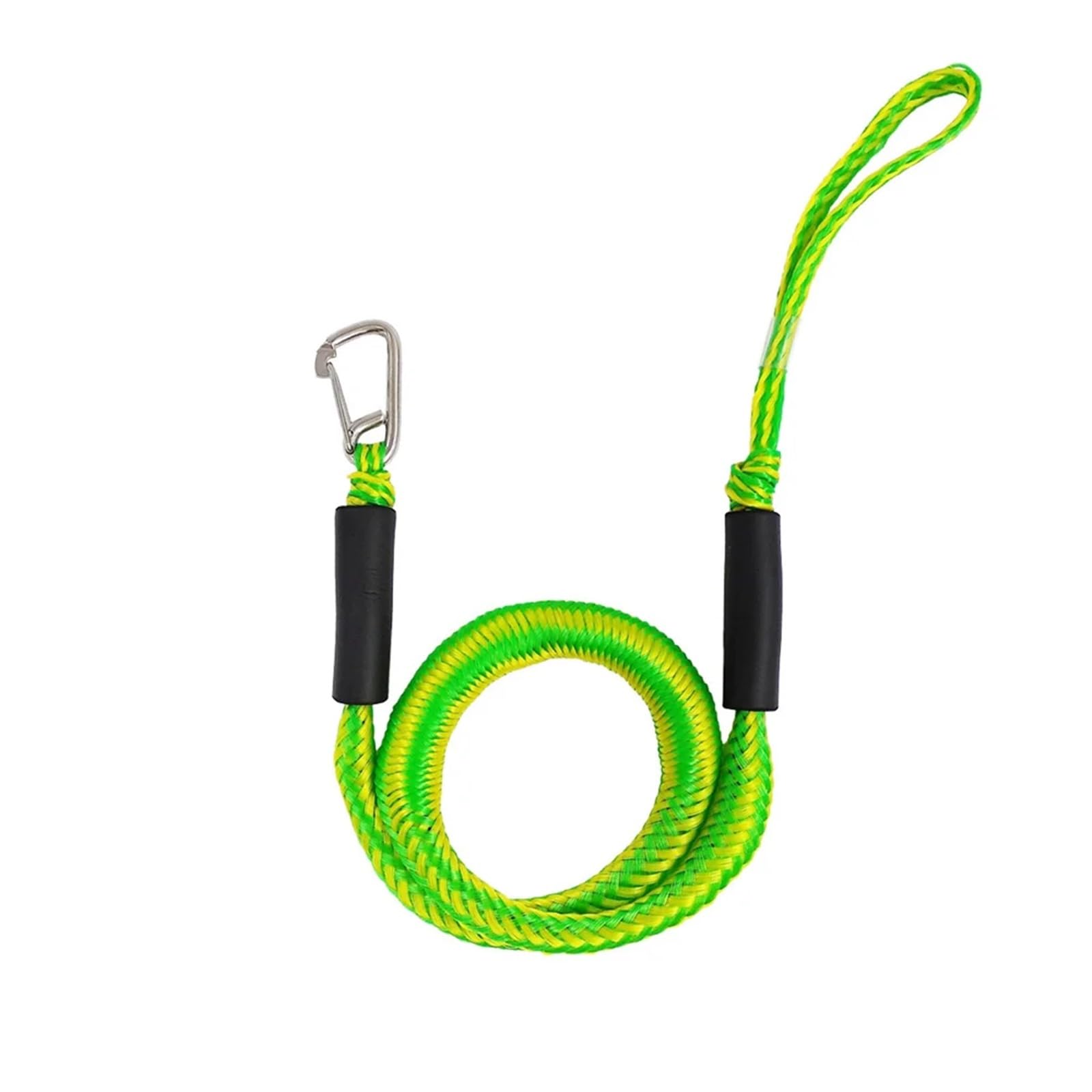 1/2PCS Dock Linien Elastische Marine Seil Bungee Cords Schock Krawatten for Wasserfahrzeuge Jet Ski Ponton Kanu Power Boot Zubehör(1pcs Green) von KUMIAN