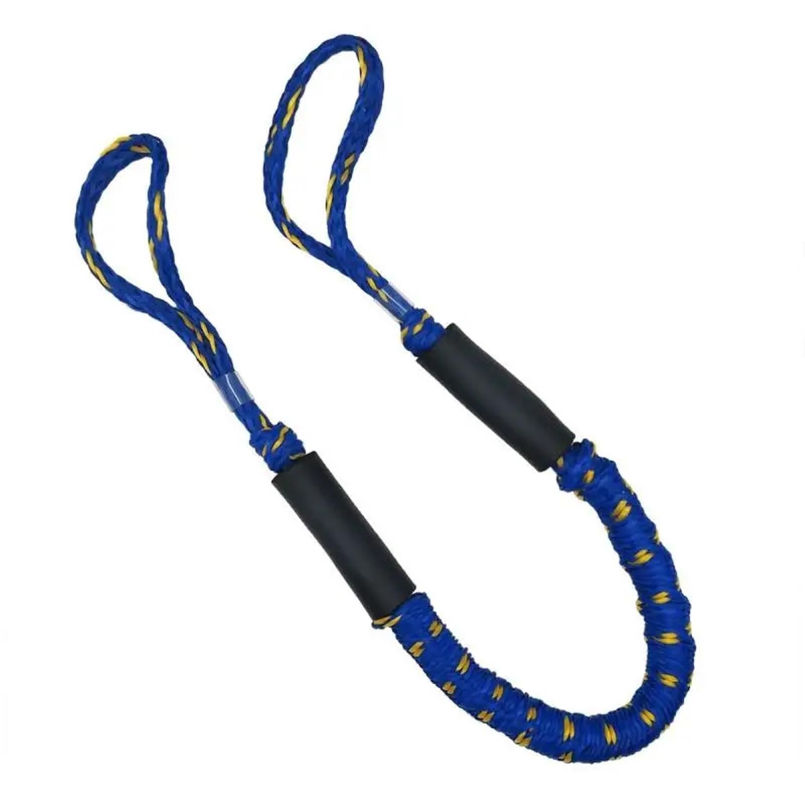 1 Stück elastisches Kaiseil 4–5,5 Fuß Länge Marine Boot Bungee Dock Linie Seil ausziehbares Festmacherseil for Yachten Motorboote(Blue) von KUMIAN