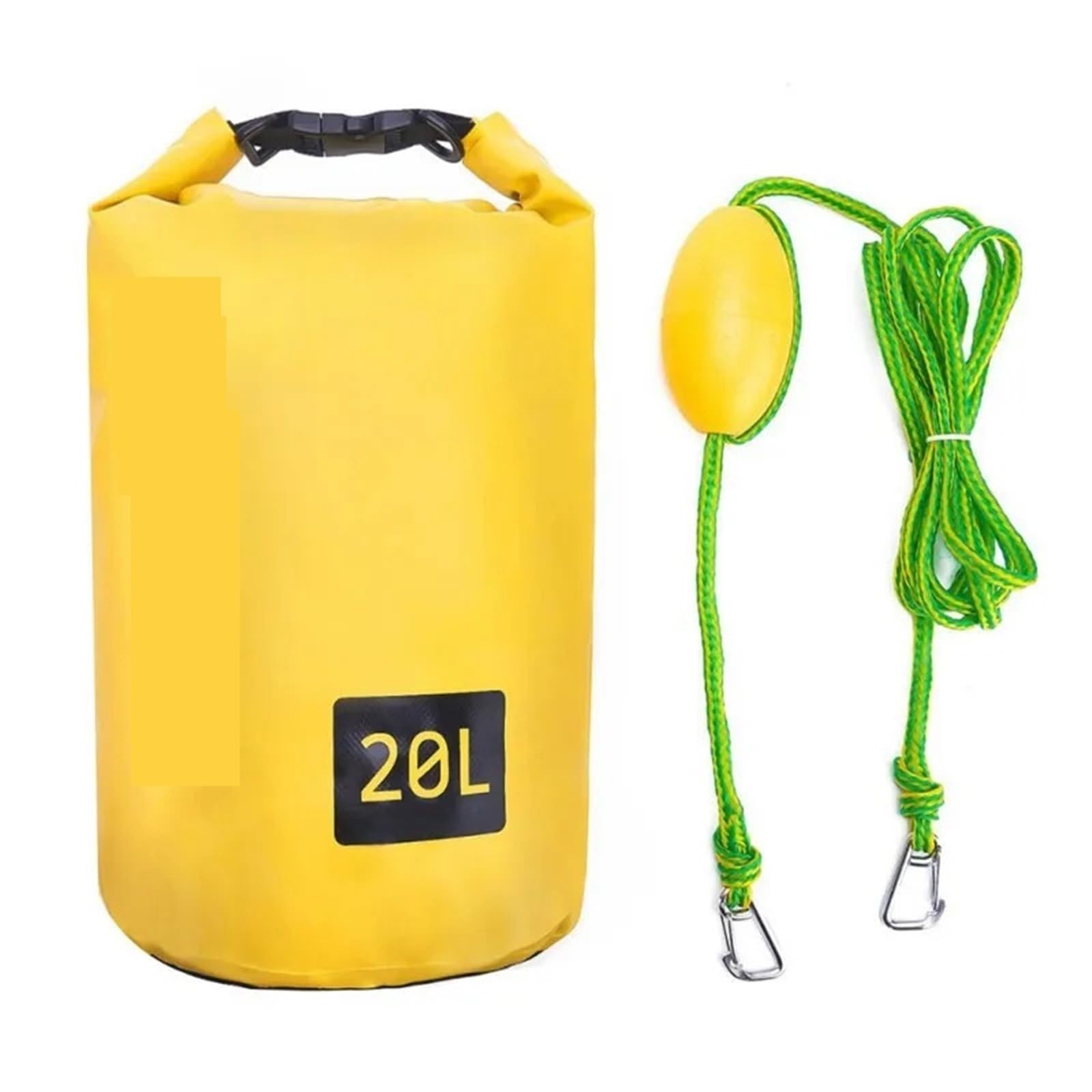 10L/20L Abschleppseil Sandsack 2-in-1 Sand & wasserdichte Trockentasche Dockleine for Jetski Rudern Kleine Boote Zubehör(20L) von KUMIAN