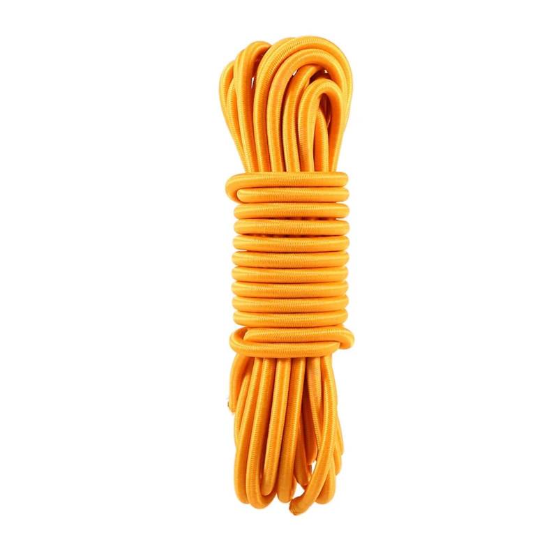 5 Meter 4 mm/5 mm elastisches Bungee-Seil for Boote. Erstellen Sie Paddelhalter, fügen Sie Deck-Takelage hinzu und sichern Sie die Rückseite(Orange 5mm) von KUMIAN