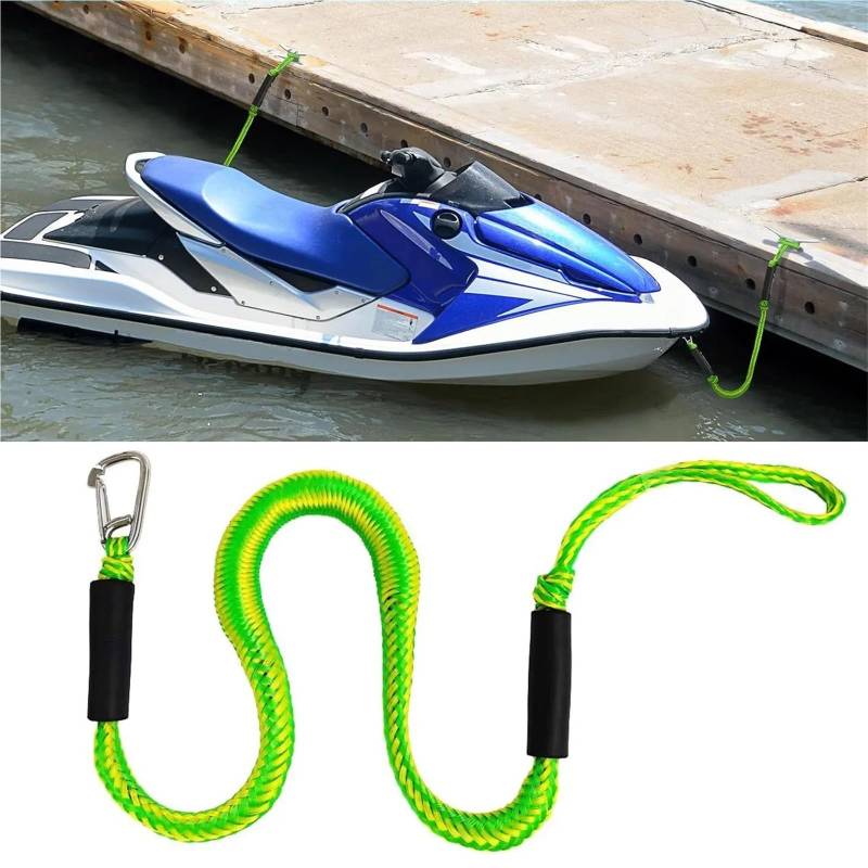 Boot Bungee Dock Linien Kabel Andockseil for Wasserfahrzeuge SeaDoos Jet Ski Ponton Kanu Power Boot Festmacher Zubehör von KUMIAN