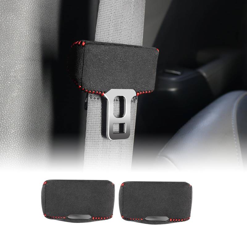 KUNGKIC Auto Sicherheitsgurt Schnalle Abdeckungen für 2023 2024 Subaru Crosstrek Flannel-Stil Sicherheitsgurt Clips Abdeckung Anti-Scratch Protector Auto Interieur Zubehör 2 Stück von KUNGKIC