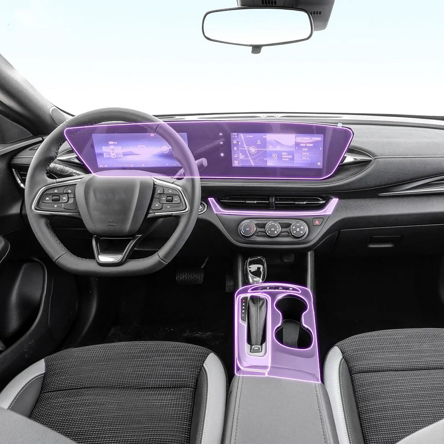 Auto-Innen-Mittelkonsole, transparente TPU-Lack-Schutzfolie, Anti-Kratz-Aufkleber, LCD-Bildschirm, PPF, für Buick Envista 2022–2024 Auto-Innen-Mittelkonsole, transparente TPU-Lack-Schutzfolie, Anti-Kratz-Aufkleber, LCD-Bildschirm, PPF, für Buick Envista 2022–2024 von KUNQING
