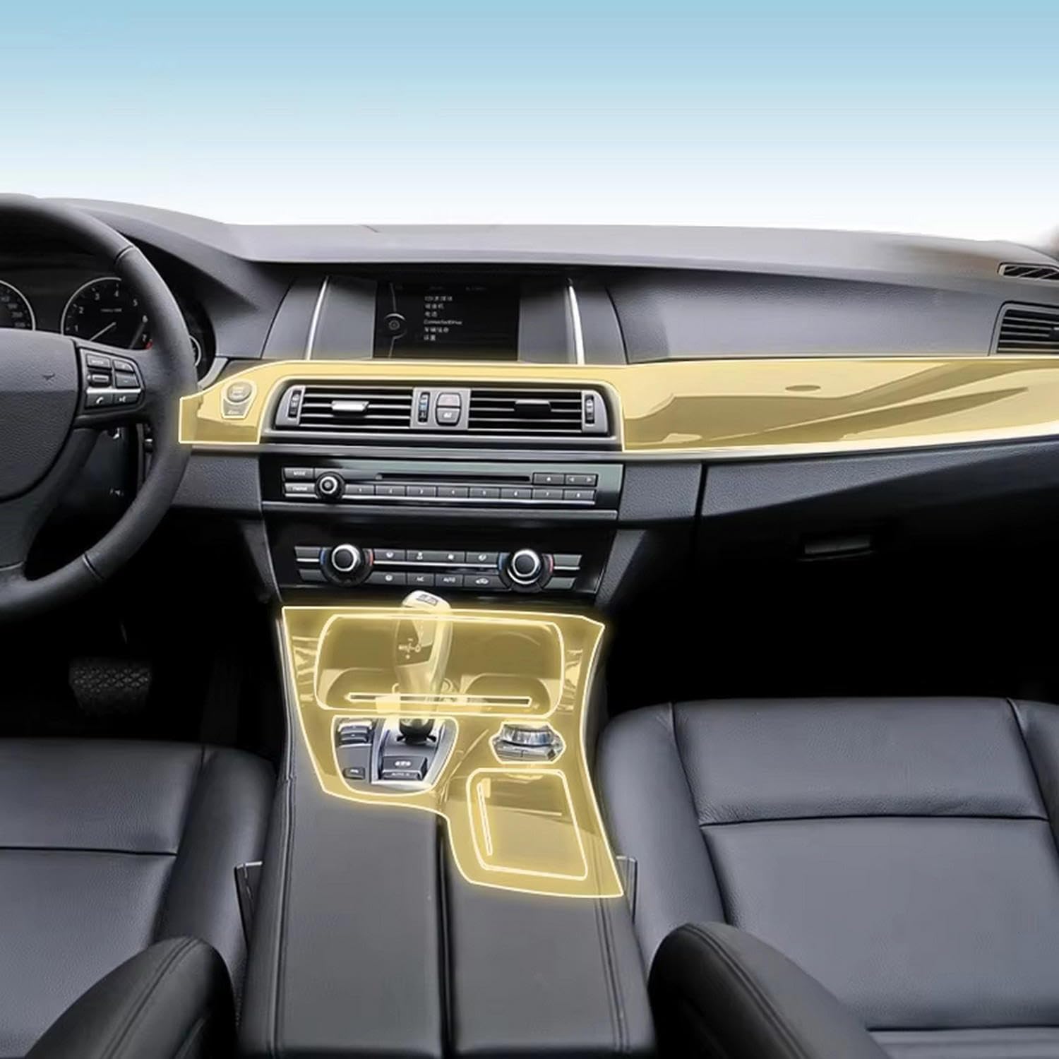 Auto-Innen-Mittelkonsole, transparente TPU-Schutzfolie, Anti-Kratz-Aufkleber, LCD-Bildschirm, PPF, für BMW F07, F10, F11, Serie 5, 2011–2017 Auto-Innen-Mittelkonsole, transparente TPU-Schutzfolie, Anti-Kratz-Aufkleber, LCD-Bildschirm, PPF, für BMW F07, F10, F11, Serie 5, 2011–2017 von KUNQING