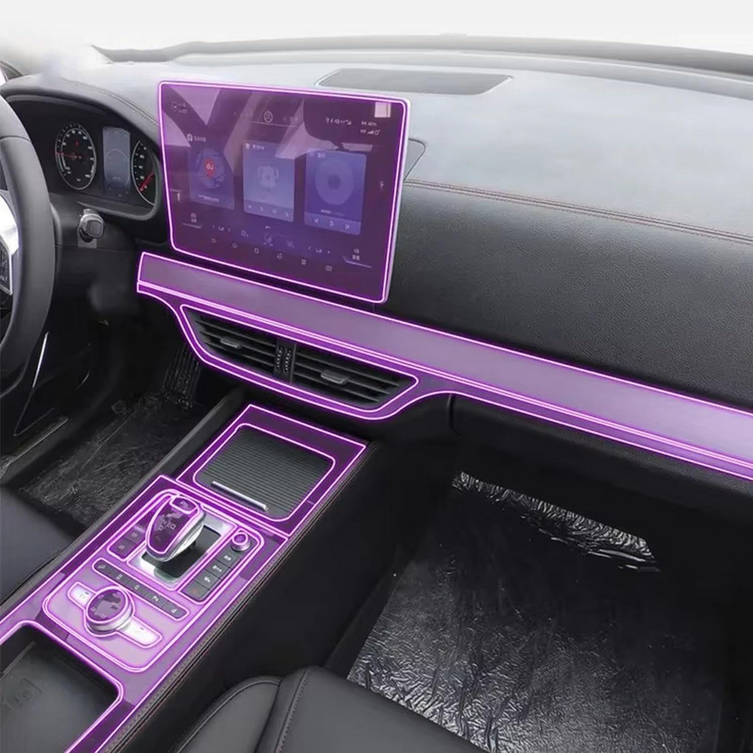 Auto-Innen-Mittelkonsole, transparente TPU-Schutzfolie, Anti-Kratz-Aufkleber, LCD-Bildschirm, PPF, für BYD HAN 2020–2023 Auto-Innen-Mittelkonsole, transparente TPU-Schutzfolie, Anti-Kratz-Aufkleber, LCD-Bildschirm, PPF, für BYD HAN 2020–2023 von KUNQING