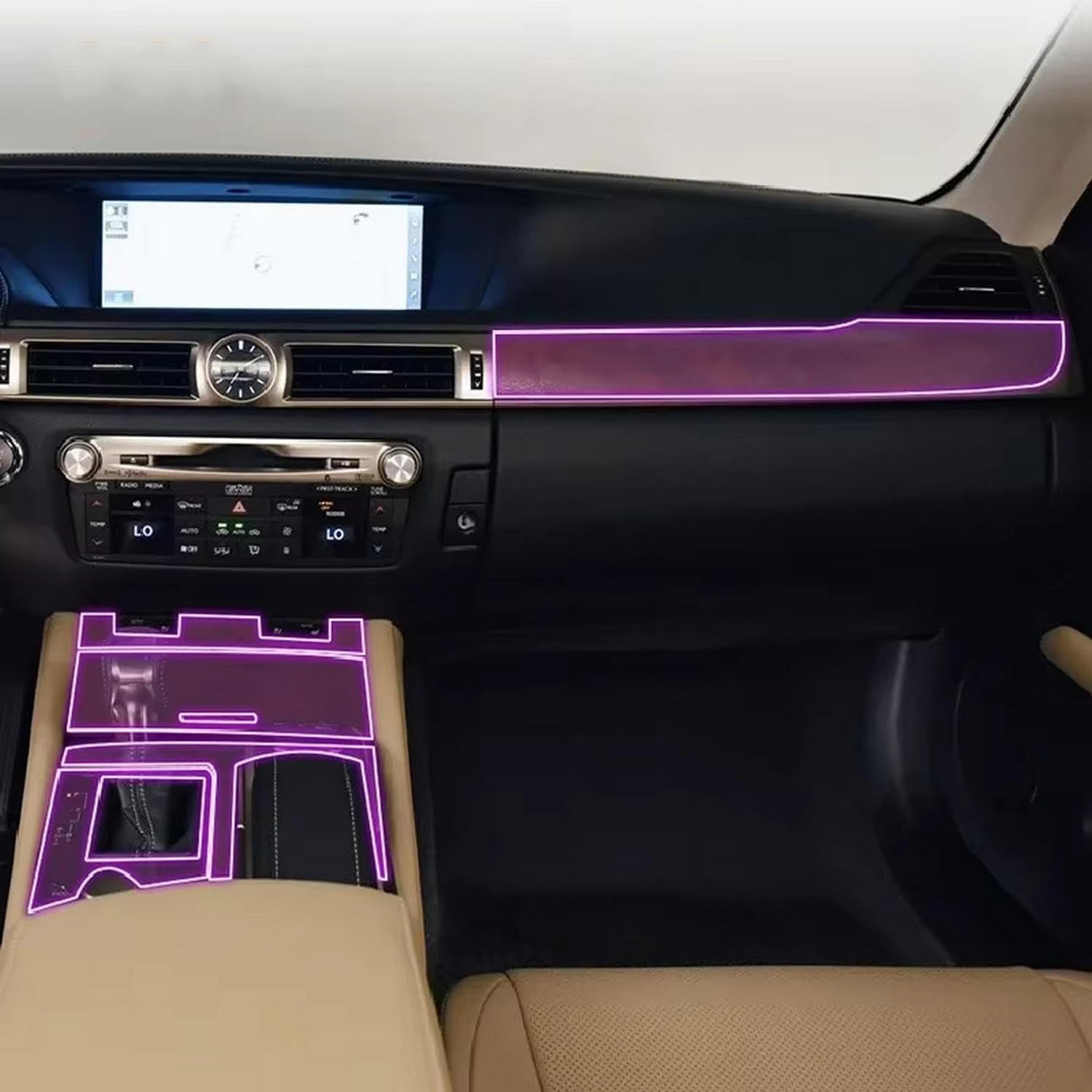 Auto-Innen-Mittelkonsole, transparente TPU-Schutzfolie, Anti-Kratz-Aufkleber, LCD-Bildschirm, PPF, für Lexus GS 300 350 450h 2012–2023 Auto-Innen-Mittelkonsole, transparente TPU-Schutzfolie, Anti-Kratz-Aufkleber, LCD-Bildschirm, PPF, für Lexus GS 300 350 450h 2012–2023 von KUNQING