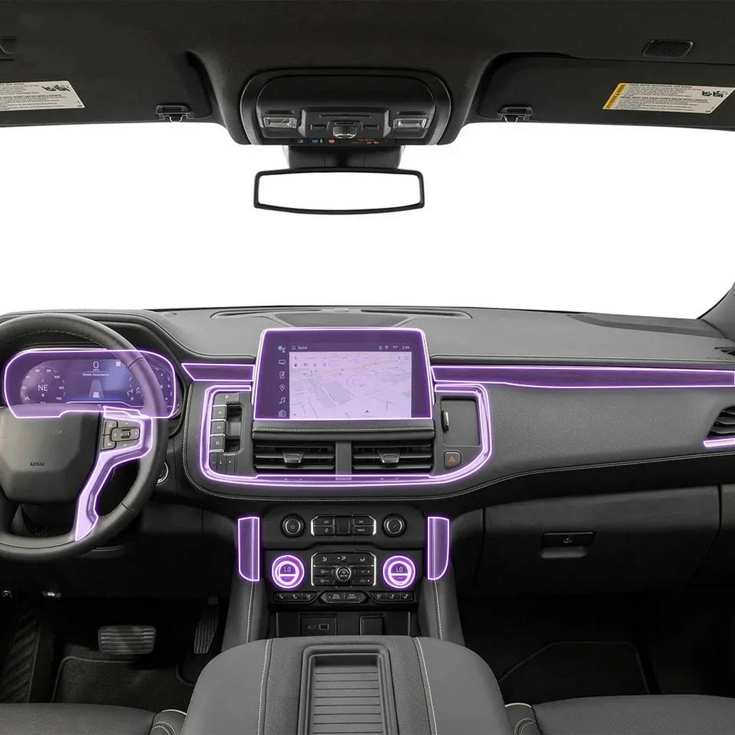Auto-Innen-Mittelkonsole, transparente TPU-Schutzfolie, Anti-Kratz-Aufkleber, LCD-Bildschirm, für Chevrolet Tahoe 2023–2024 Auto-Innen-Mittelkonsole, transparente TPU-Schutzfolie, Anti-Kratz-Aufkleber, LCD-Bildschirm, für Chevrolet Tahoe 2023–2024 von KUNQING