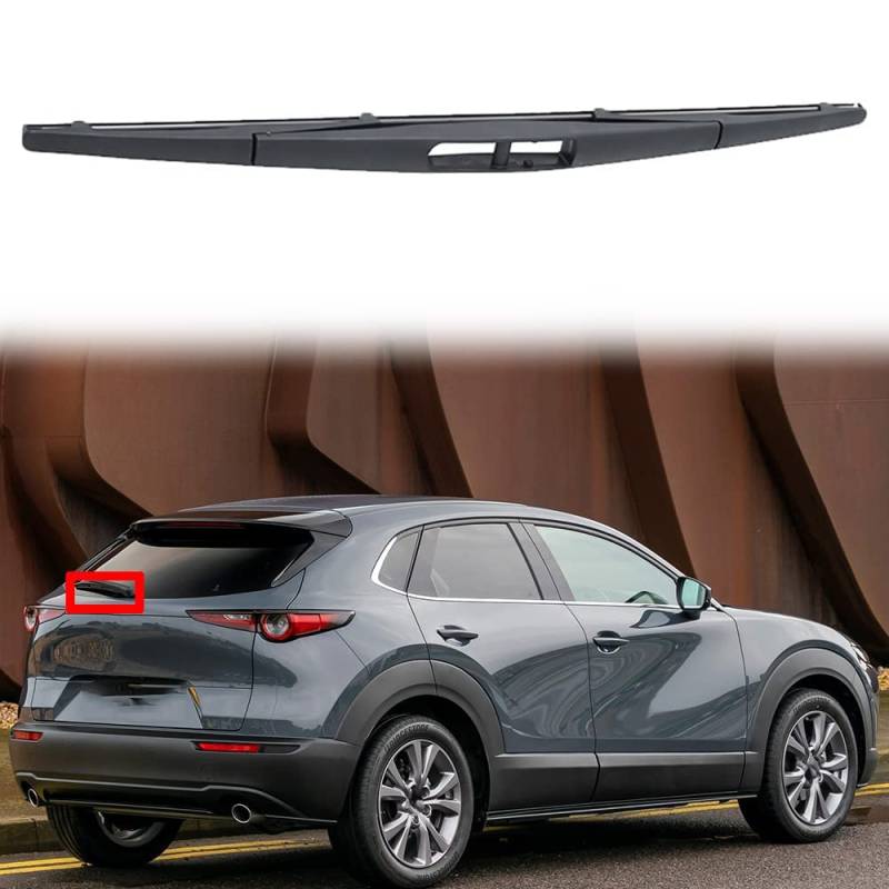 14" Auto Heckscheibenwischer für Mazda CX-30 CX30 2019 2020 2021 2022 2023, Wischerblatt hinten Windschutzscheibe Ersatz Heckwischerarm Scheibenwischer Teile von KUPK