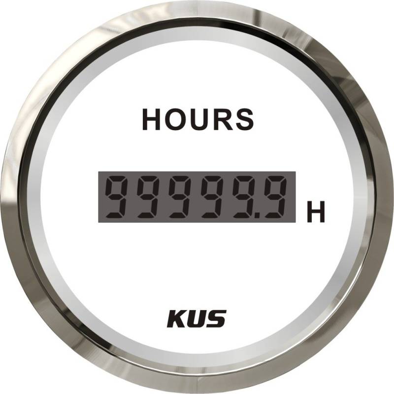 KUS gewährleistet Stunde Meter Gauge mit Hintergrundbeleuchtung 52mm 12V/24V von KUS