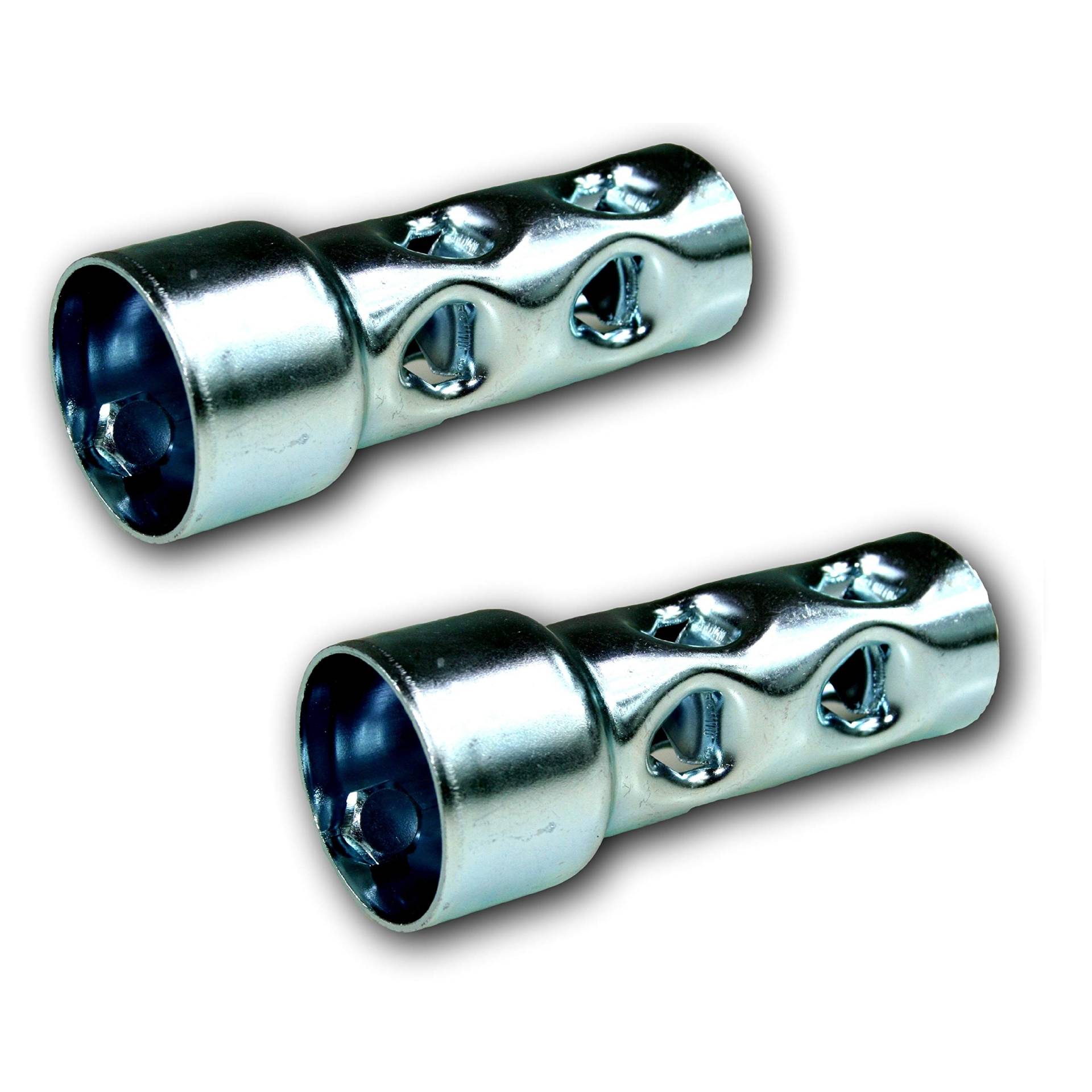 2er Set Schalldämpfer Einsatz db-Killer db-Eater Silencer ca. 40mm x 100mm Universal für Motorrad Krümmer oder Auspuff von KUSTOM66