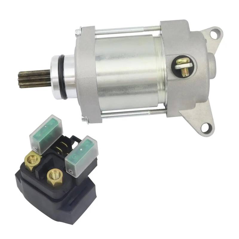 Anlasser Starter Motor Anlasser 2 STÜCKE Starter & Relais Motor Set Für Motorrad Für WR 450cc WR450F OEM: 5TJ-81890-20-00 5TJ-81890-10-00 5TJ-81890-00-00 18844 von KUVIEZ