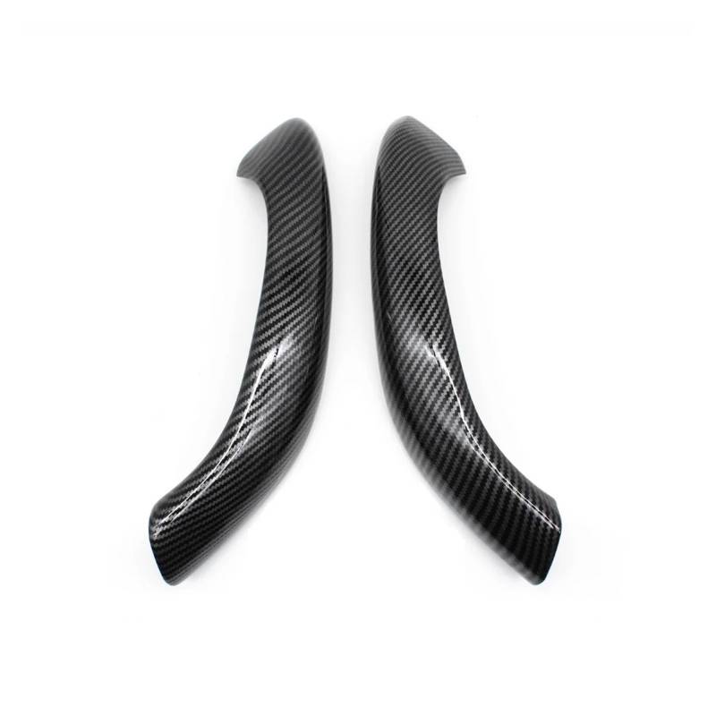 Auto Innendekoration 2/4PCS Für Für X1 Für X2 F48 F49 F39 2016-2020 Innen Tür Links Rechts Pull Griff Äußere Abdeckung Trim Ersatz Interieur Dekor(Carbon Fiber 2PCS) von KUVIEZ