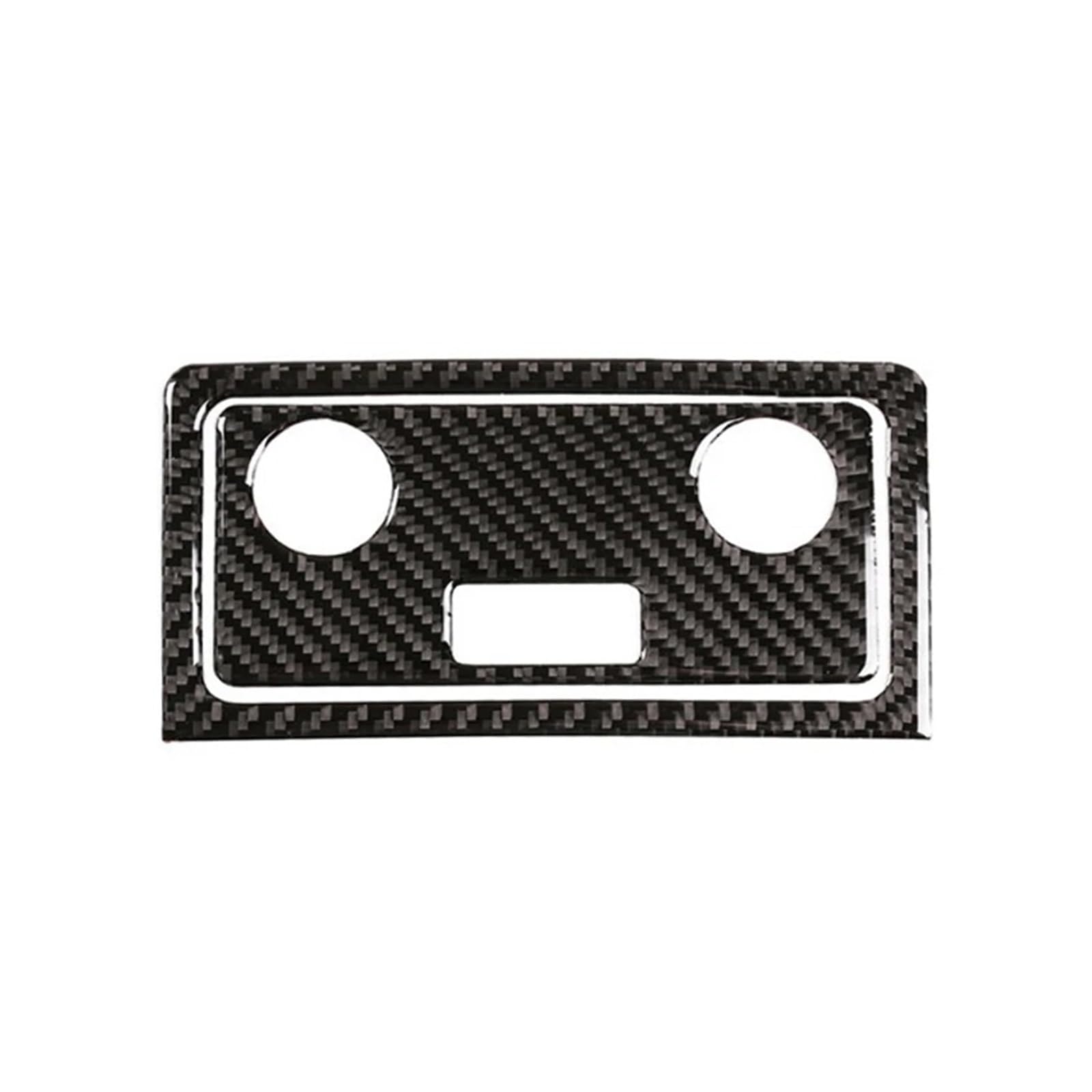 Auto Innendekoration Für 5 Series E60 E61 2004-2010 Carbon-Faser-Auto-Innenraum Hinten Klimaanlage Steckdose Panel Zigarettenanzünder-Rahmenabdeckungs-Ordnung Interieur Dekor(A) von KUVIEZ