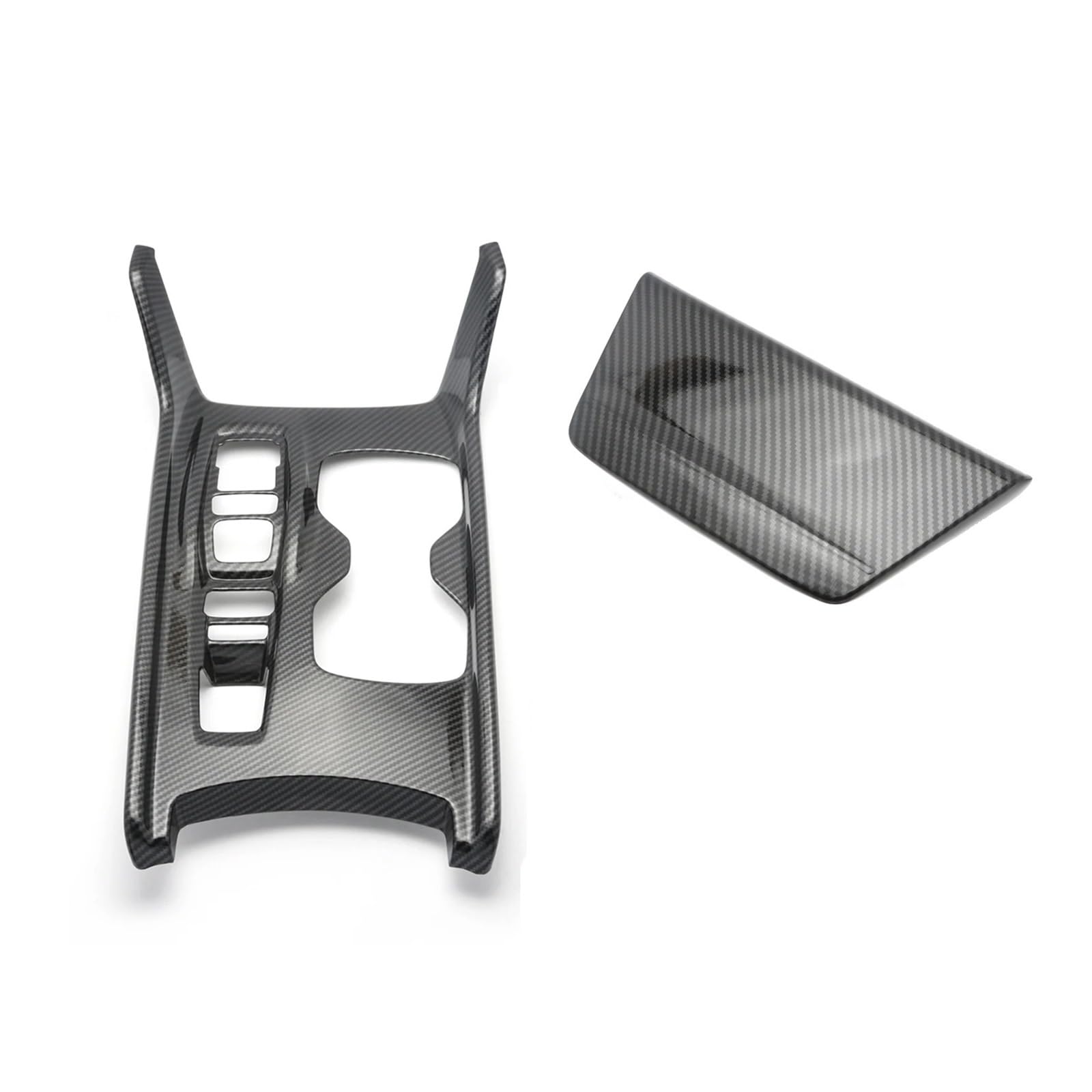 Auto Innendekoration Für Accord 2018 2019 2020 2021 2022 Carbon-Faser-Stil Interior Center Console Gear Shift Box Panel + Zigarettenanzünder Panel Cover Trim Interieur Dekor(Combo PKG) von KUVIEZ