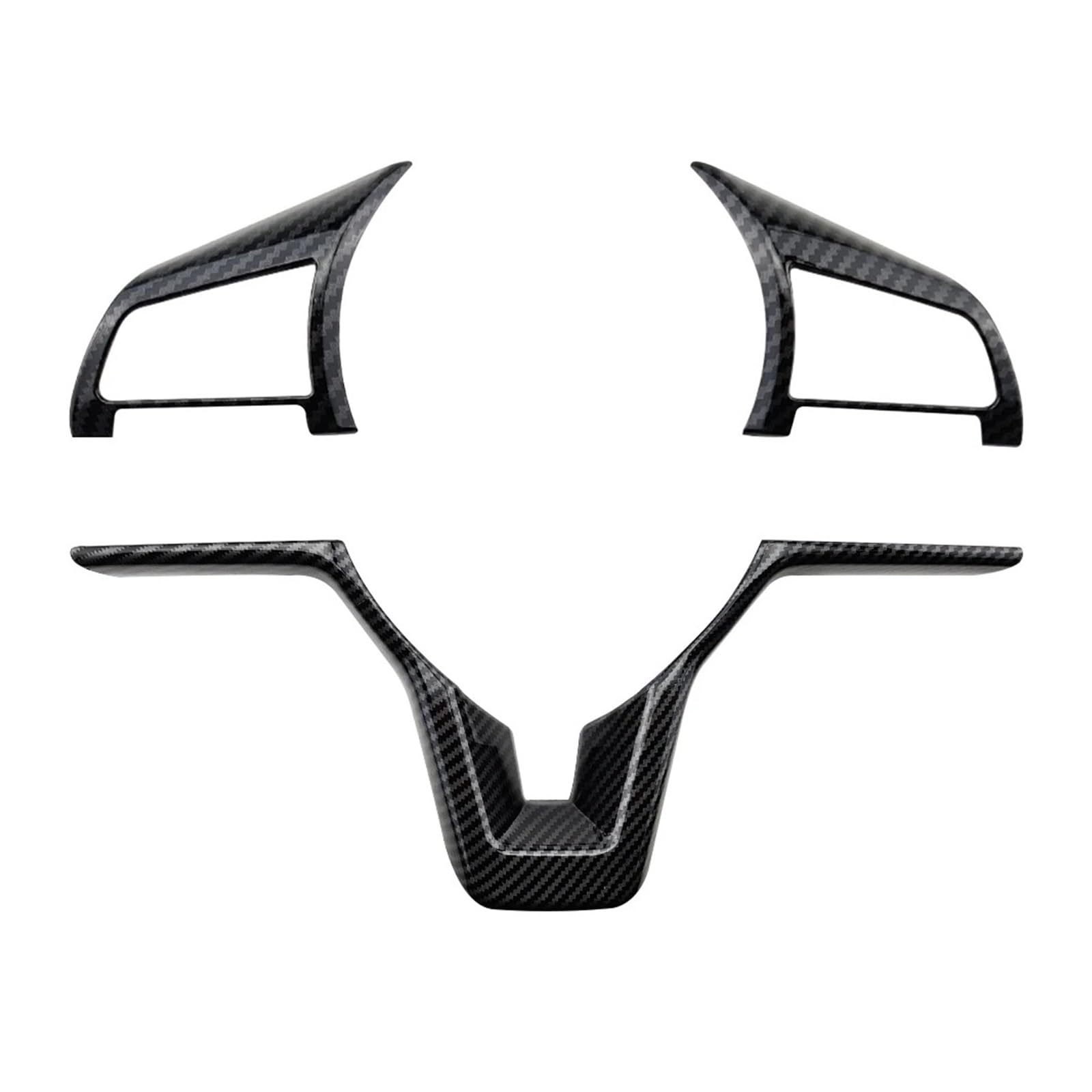 Auto Innendekoration Für Nissan Für Qashqai J11 Für Xtrail T32 Für Rogue Für Note Für Versa Für Kicks Für Juke Für Micra Auto Lenkrad Panel Abdeckung Trim Aufkleber Interieur Dekor(3Pc Carbon Black) Auto Innendekoration Für Nissan Für Qashqai J11 Für Xtrail T32 Für Rogue Für Note Für Versa Für Kicks Für Juke Für Micra Auto Lenkrad Panel Abdeckung Trim Aufkleber Interieur Dekor(3Pc Carbon Black) von KUVIEZ