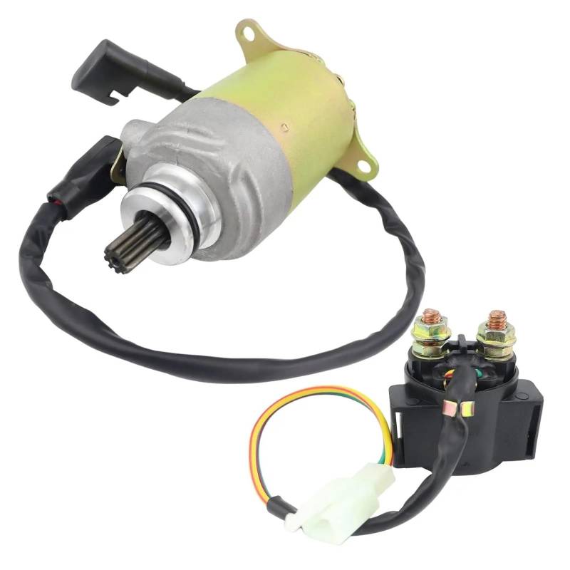 Autofensterheber 12V Starter Motor Magnet Relais Für Taotao Für SUNL Für Coolster Für GY6 Motor 125CC 150CC ATV Roller Moped Go Kart Quad 4 Wheelers Fensterheber von KUVIEZ