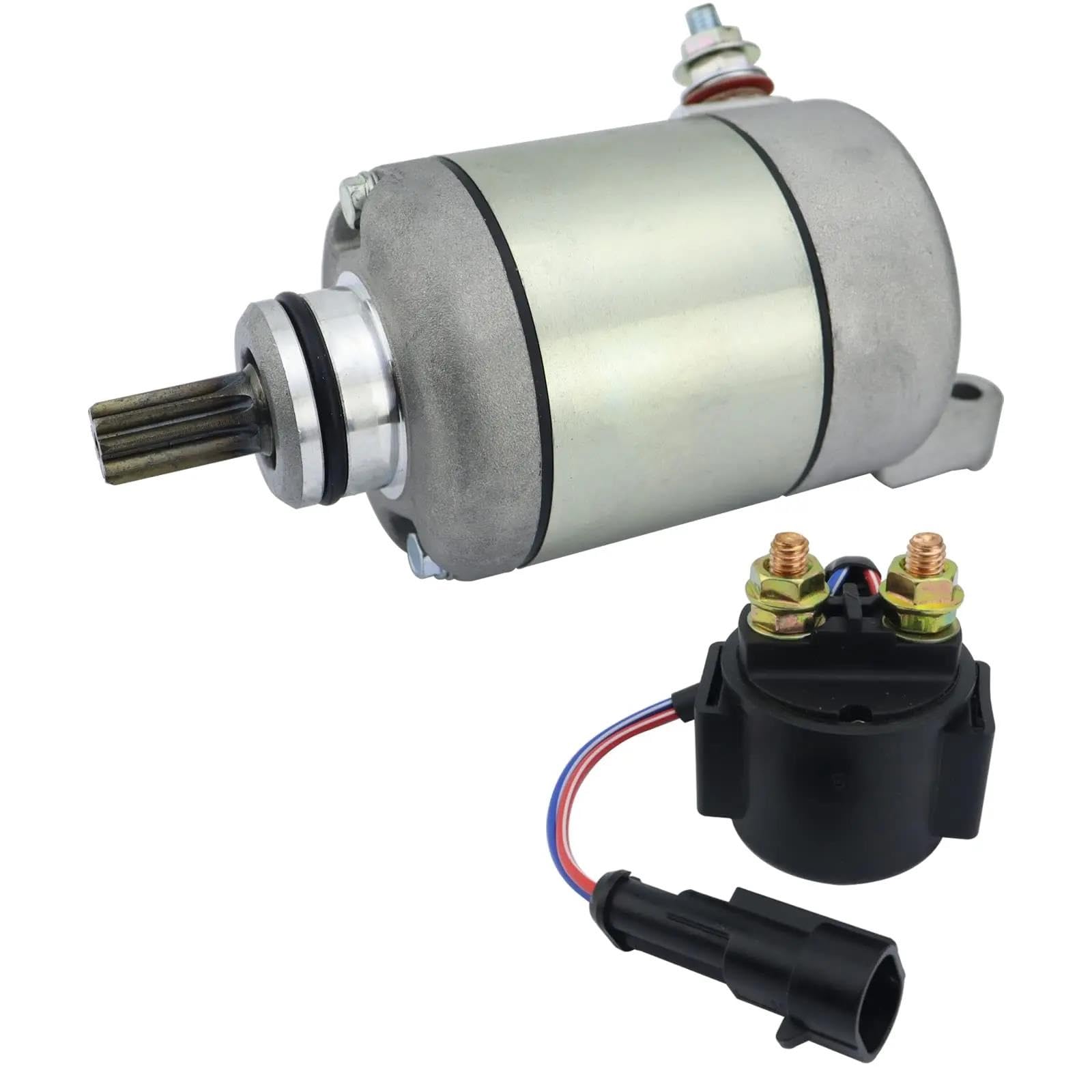 Autofensterheber 4011801 Starter Motor & Magnet Relais Für Polaris Für Outlaw 525 2007-2011 Für Outlaw 450 S 2008 2009 2010 Für Outlaw 450 Für MXR 2009 Fensterheber von KUVIEZ