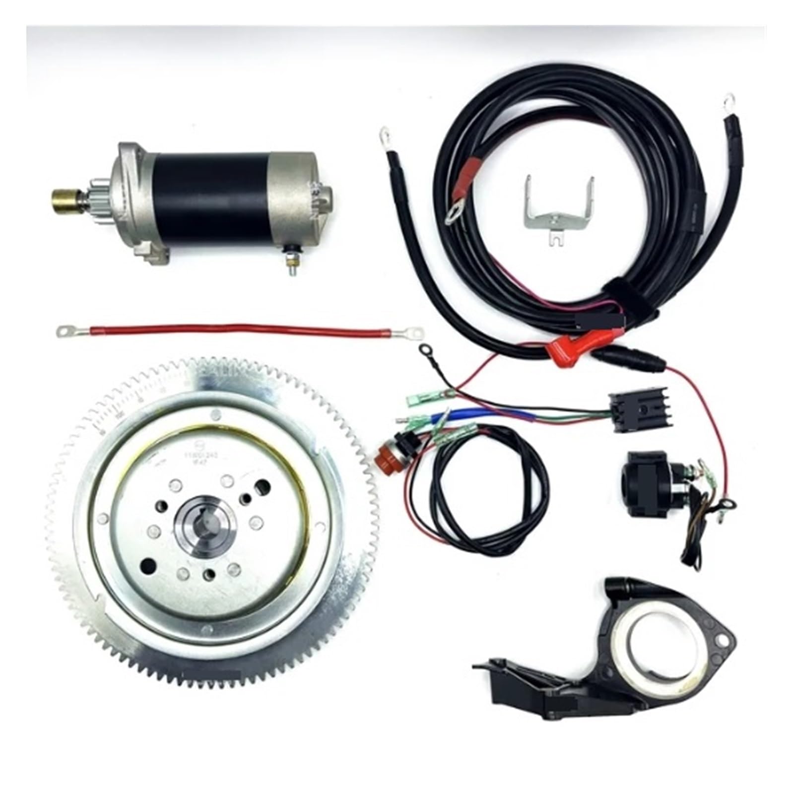 Autofensterheber ELEKTRISCHES Starter-KIT Für F30HMHS/L Für HWL Für MHL 2-TAKT 496CC T25 T30 E30 25HP 30HP AUSSENBORDMOTOR Fensterheber(Without Coil) von KUVIEZ