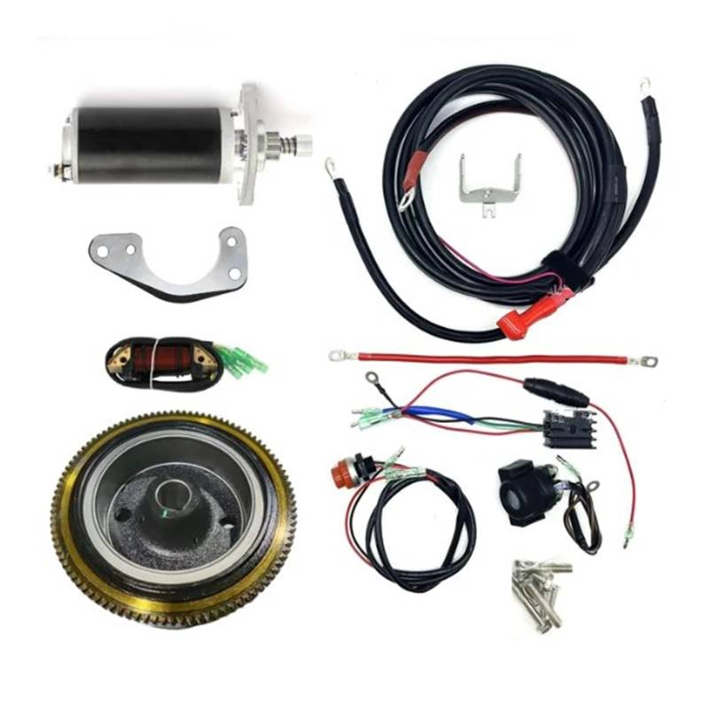 Autofensterheber Für Mercury Für TOHATSU 2-TAKT-AUßENBORDMOTOR 15 PS 18 PS ELEKTROSTART-SCHWUNGRAD-KIT Fensterheber(with Coil) von KUVIEZ