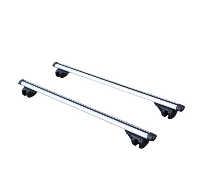 Dachgepäckträger 2PCS 120 Oder 135CM Universal Für Kajak Für Cargoline Für Snowboard Auto Mit Dach Rack SUV Dach Rack Querstangen Gepackträger(Silver 1.2M 2pcs) von KUVIEZ