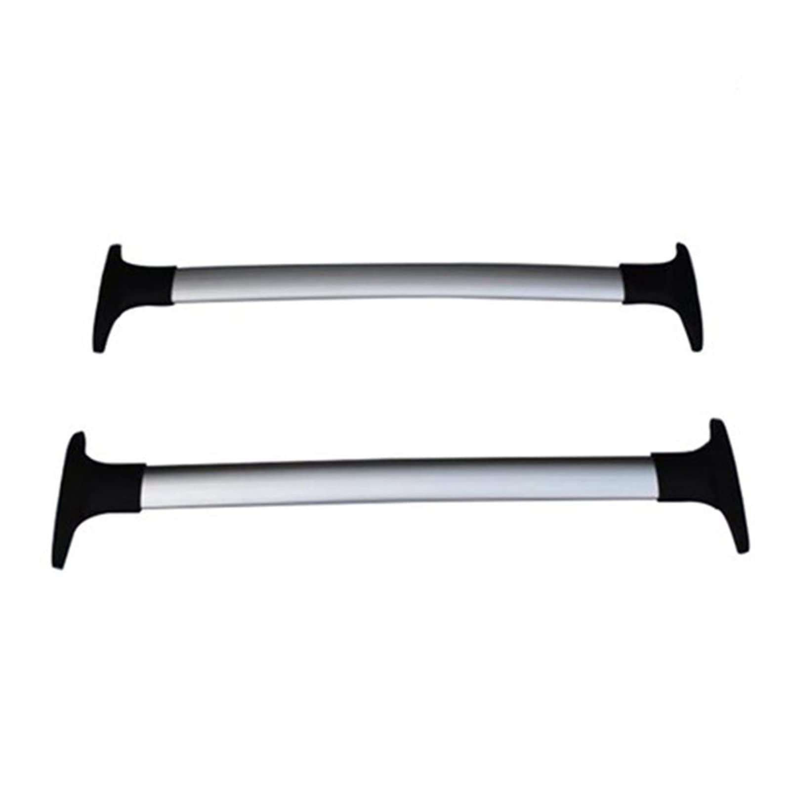 Dachgepäckträger Für Ford Für Ecosport 2013-2019 2018 2020 Aluminium Legierung Auto Styling Seite Bars Kreuz Schienen Dach Rack Gepäck Träger Rack 2Pcs Dachreling(Silber) von KUVIEZ