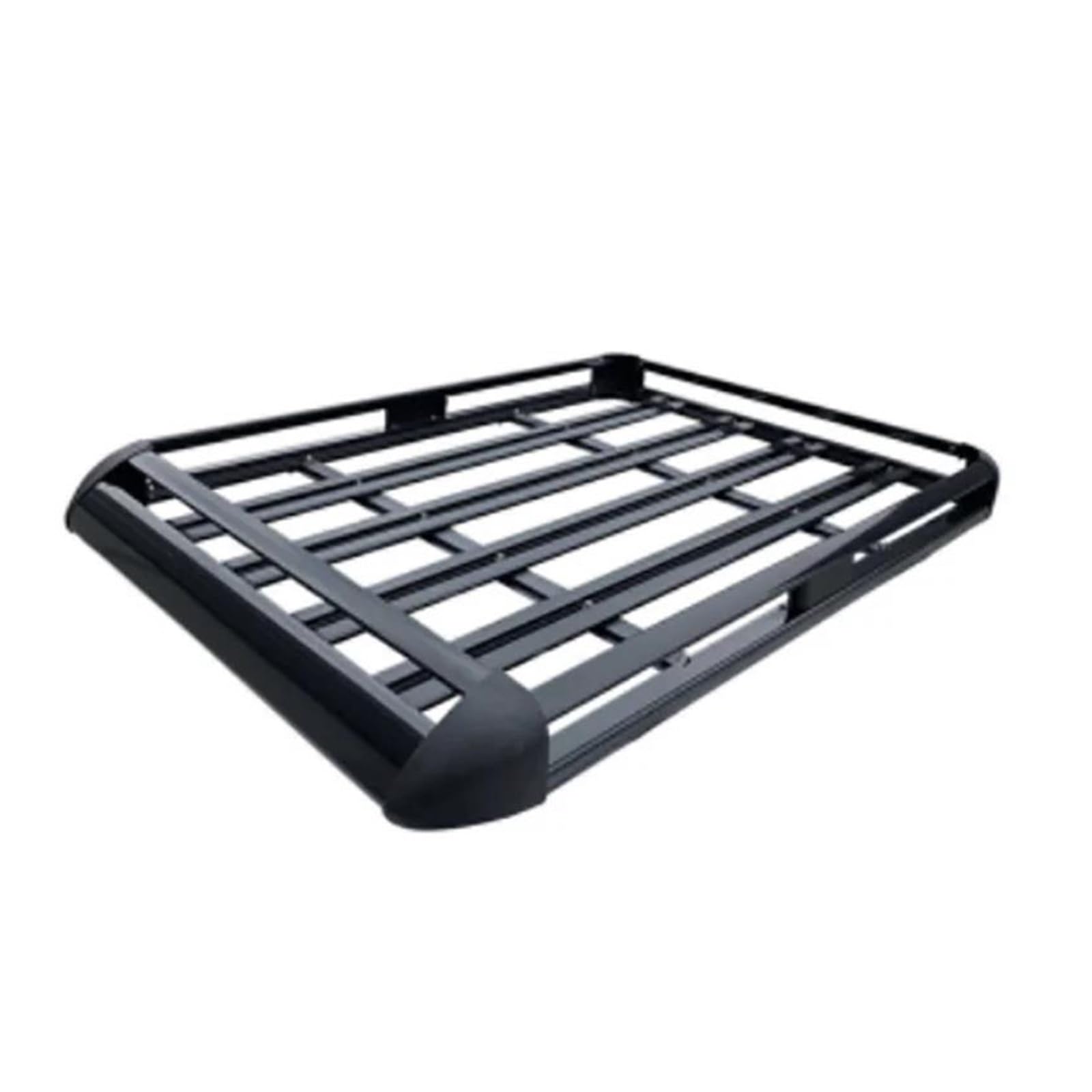 Dachgepäckträger Universal Für SUV – Einzeldeck 127 X 90 cm Silber/schwarz Autodachträger Fracht-Aluminiumlegierung Dachträger Gepäckkorb Mit Stangen Gepackträger(140x100cm A) von KUVIEZ