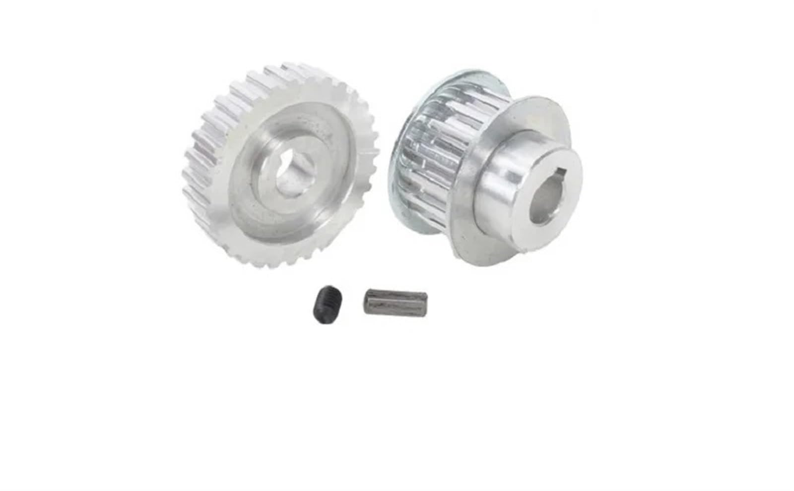 Gummiantriebsriemen Für Drehmaschine C2 Aluminium Legierung Synchron Getriebe Timing Pulley Motor Gürtel Getriebe Stick Rad Antriebsriemen Keilriemen(C2 Gear) von KUVIEZ