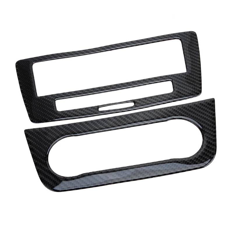 Interieurleisten Interieur Zubehör 2 Teile/satz Für Benz Für GLE W166 2019 2018 2017 2016 2015 Auto Center Konsole CD Panel Abdeckung Trim Carbon Faser Schwarz von KUVIEZ