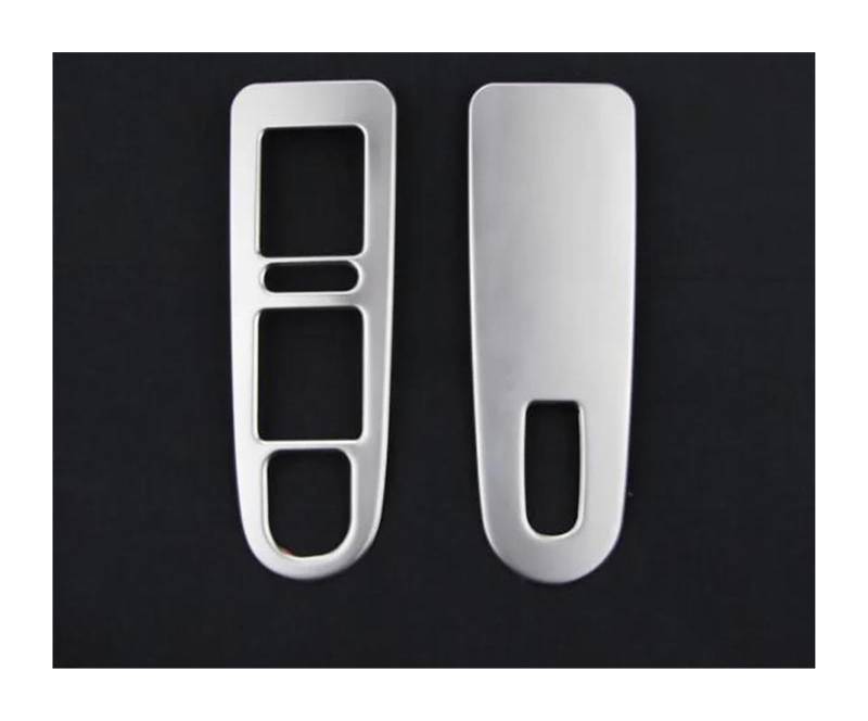 Interieurleisten Interieur Zubehör 2Pcs Für VW Für Sharan 2013 2014 2015 2016 Auto Innen Vorne Tür Armlehne Fenster Lift-Taste Schalter Trim Styling Aufkleber von KUVIEZ