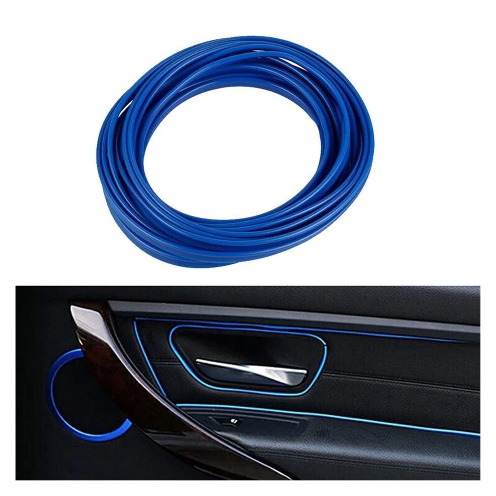 Interieurleisten Interieur Zubehör Auto Moulding Dekoration Flexible Streifen 5M Innen Auto Formteile Auto Abdeckung Trim-Armaturenbrett Tür Auto-styling Universal von KUVIEZ