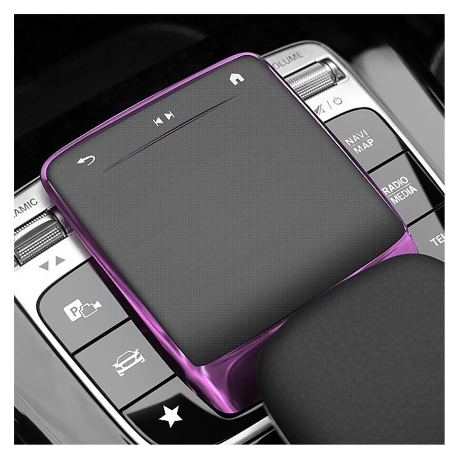 Interieurleisten Interieur Zubehör Autozubehör Für Benz AB Für CLA Für GLE Für GLS Für GLB-Klasse W177 W247 C118 W167 TPU Center Control Mouse Displayschutzfolie(A) von KUVIEZ