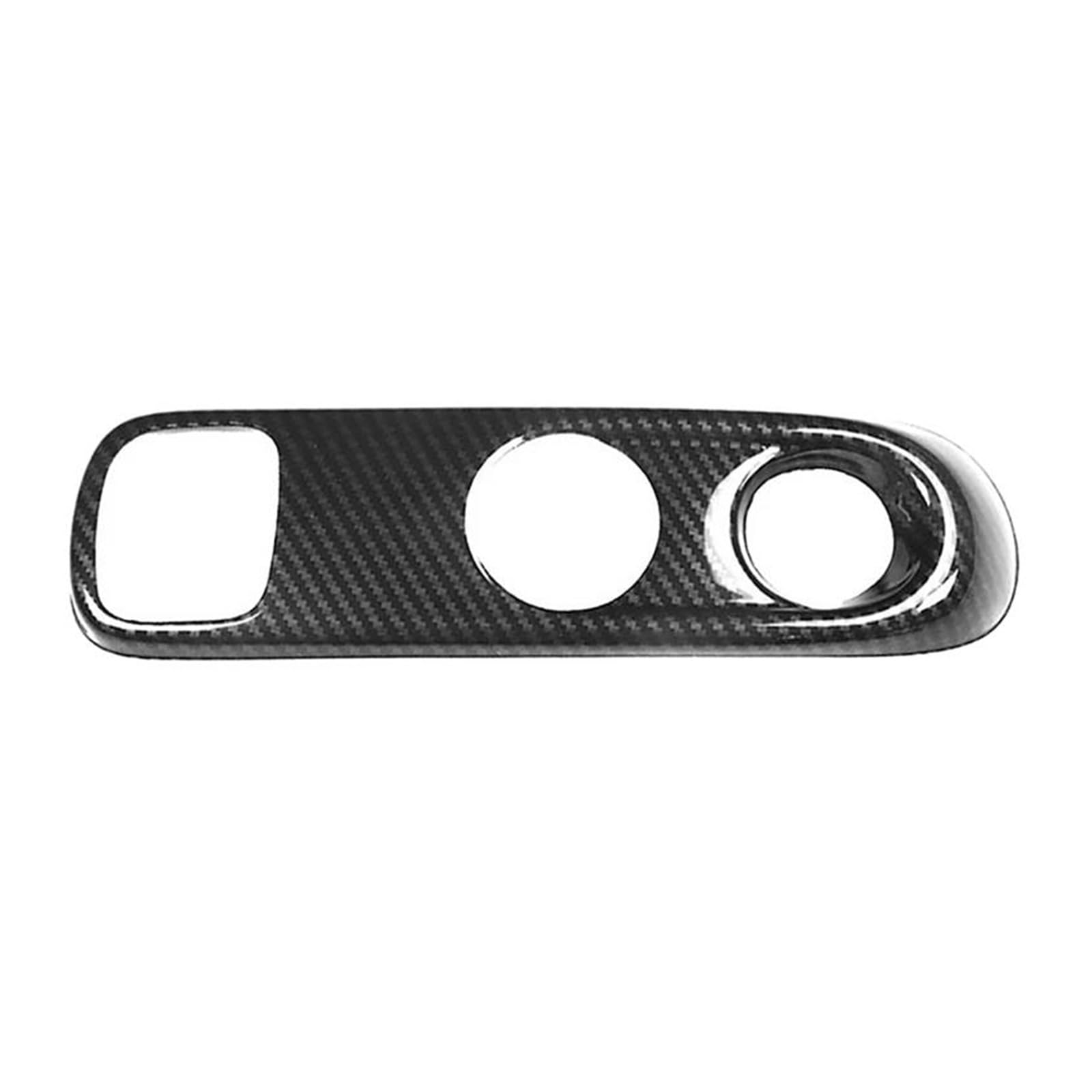 Interieurleisten Interieur Zubehör Carbon Fiber Schaltknauf Panel Rahmen Abdeckung Trim Für Benz Für Smart 451 Für Fortwo Auto Interior Styling von KUVIEZ