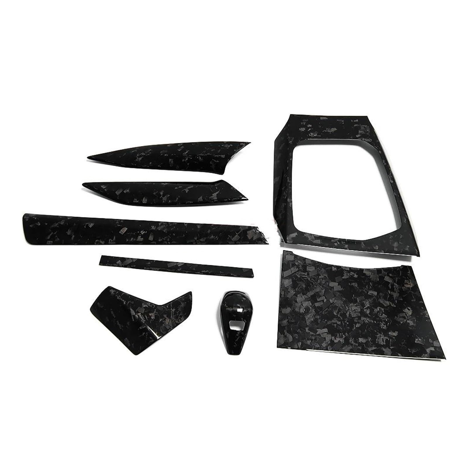 Interieurleisten Interieur Zubehör Für 3 4 Serie G20 G21 G22 G23 G26 Auto Center Konsole Dashboard Getriebe Kopf Knopf Panel Trim Geschmiedete Carbon Fiber Innen Abdeckung von KUVIEZ