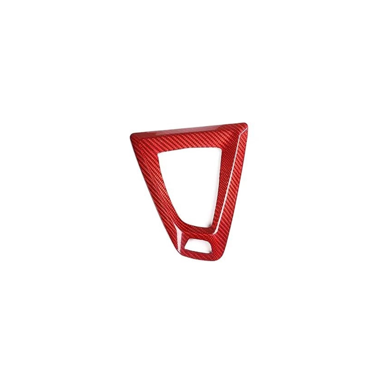 Interieurleisten Interieur Zubehör Für F80 F82 F87 M3 M4 M2 M5 F83 F85 X5M F86 X6M F13 Auto Schaltknauf Kappe Abdeckung Aufkleber Panel Trim Carbon Faser(Model B Red) von KUVIEZ