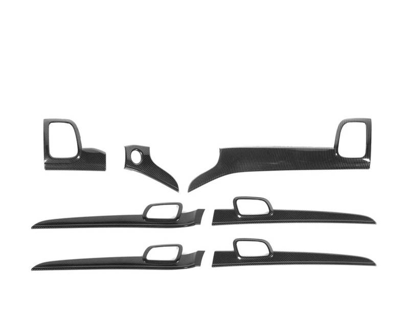 Interieurleisten Interieur Zubehör Für Jeep Für Grand Für Cherokee 2014-2021 2022 2023 Auto Innen Zubehör Auto Center Konsole Dekorative Panel Abdeckung/innen Griff Trim(Left-Carbon Look A) von KUVIEZ