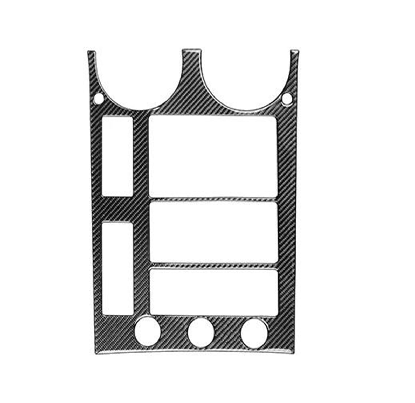 Interieurleisten Interieur Zubehör Zubehör Carbon Faser Auto Innen Außen Dekoration Schutz Set Trim Aufkleber Für Hummer Für H2 2003 2004 2005 2006 2007(Central control) von KUVIEZ