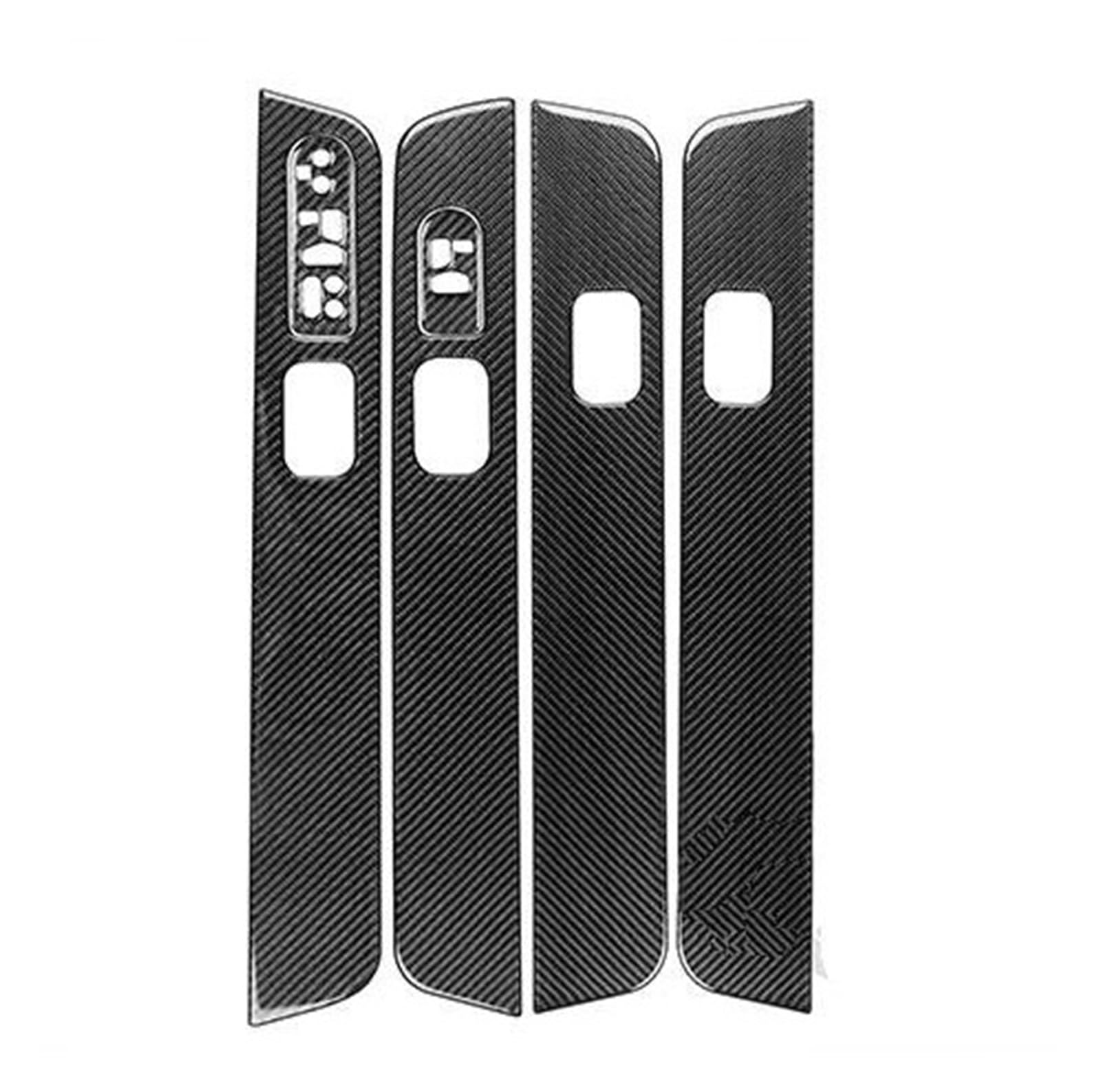 Interieurleisten Interieur Zubehör Zubehör Carbon Faser Auto Innen Außen Dekoration Schutz Set Trim Aufkleber Für Hummer Für H2 2003 2004 2005 2006 2007(Door panel B LHD) von KUVIEZ