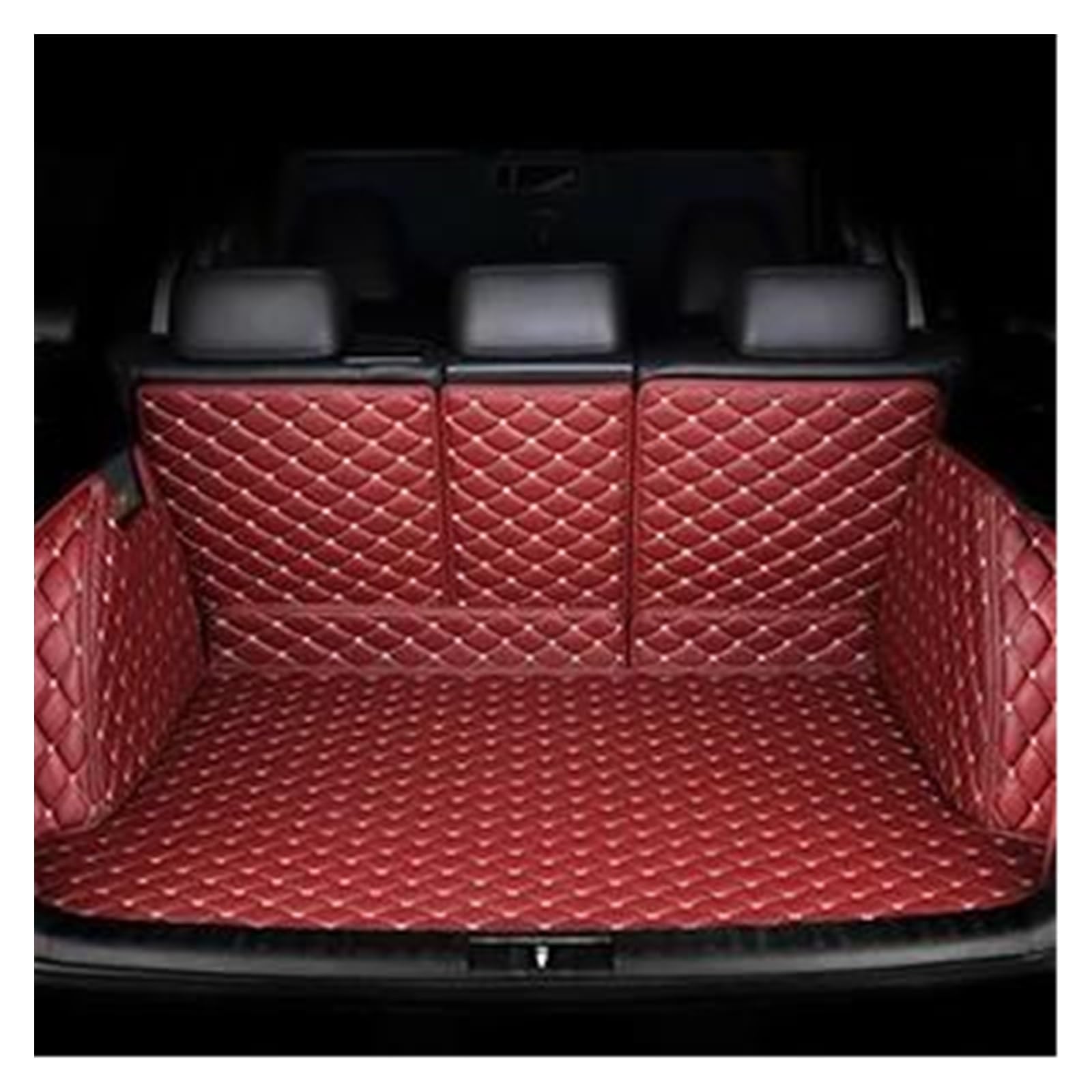 Kofferraumwanne Kofferraummatte Für Toyota Für Rav4 XA50 50 2019 2020 Auto Fracht Hinten Boot Liner Kofferraum Matten Teppiche Wasserdicht Schützen Teppiche Auto Zubehör(Wine red) von KUVIEZ